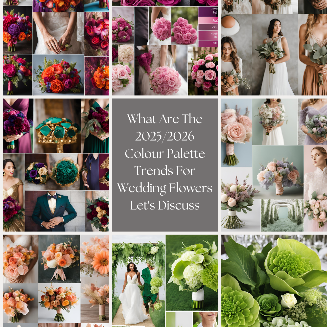 What Are The 2025/2026 Colour Palette Trends For Wedding Flowers Let’s Discuss