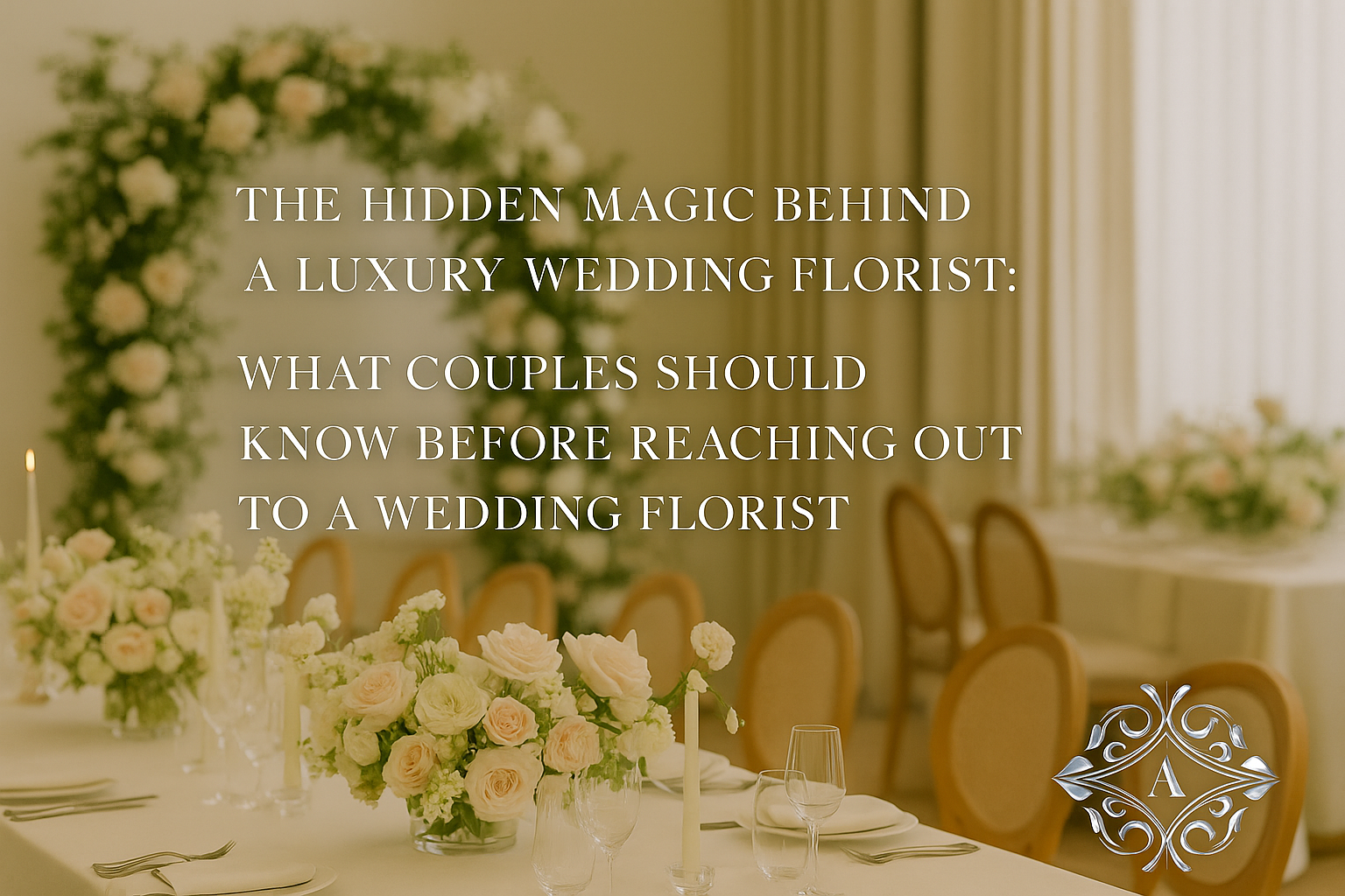 The Hidden Magic Behind a Luxury Wedding: What Couples Should Know Before Reaching Out to a Wedding Florist