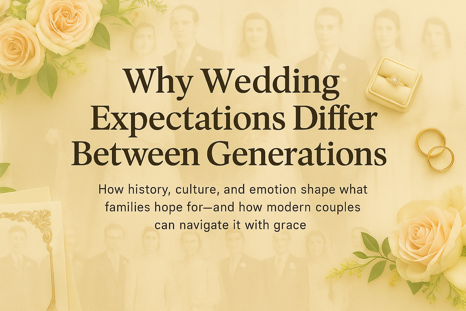 Why Wedding Expectations Differ Between Generations