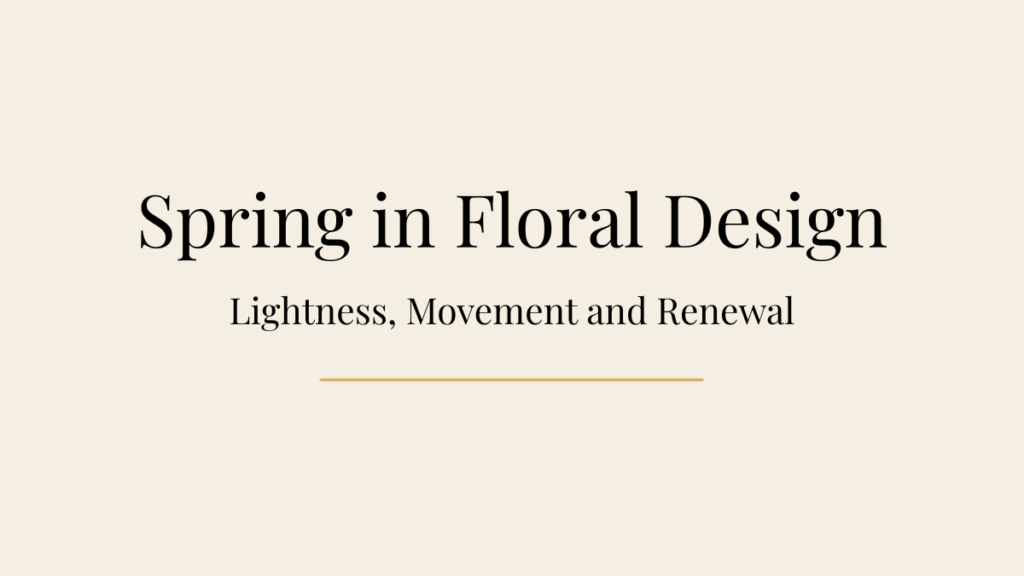 Editorial spring wedding floral design with light movement, soft tones, and seasonal floral styling, by Flowers by Anya