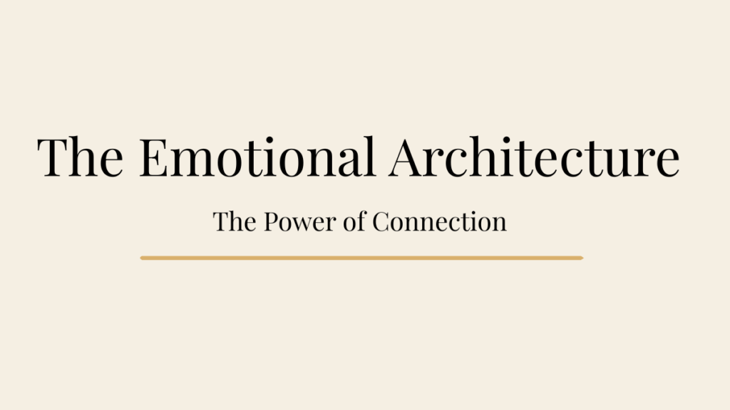 Editorial blog banner for The Emotional Architecture of a Celebration: The Power of Connection.